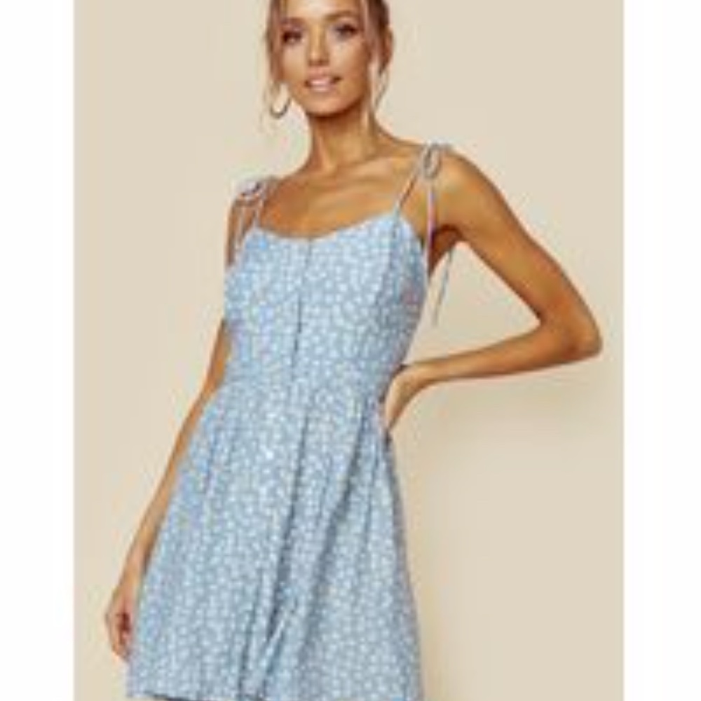 Rue Stiic PALMDALE DRESS MINI Planet Blue SHOPBOP